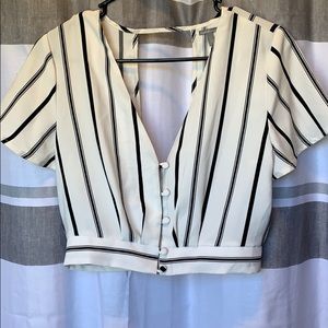 Cop Top with stripes